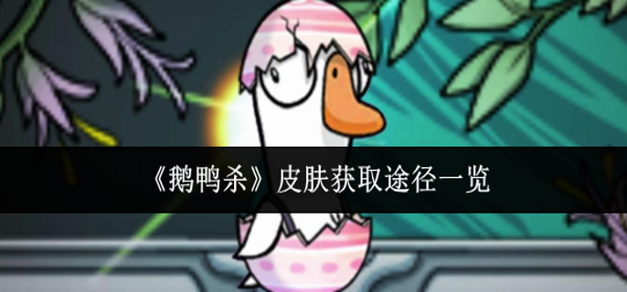 鹅鸭杀皮肤获取途径有哪些 鹅鸭杀皮肤获取途径有哪些