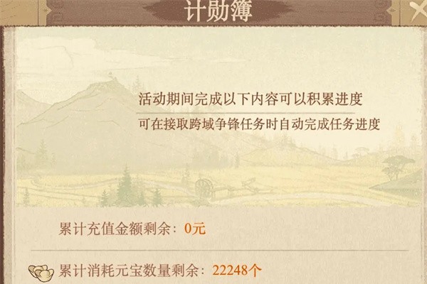 这城有良田跨域新功能计勋簿介绍