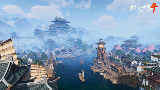 国风雅韵!《剑侠世界4:无限》高度还原东方建筑之美 国风雅韵!《剑侠世界4:无限》高度还原东方建筑之美