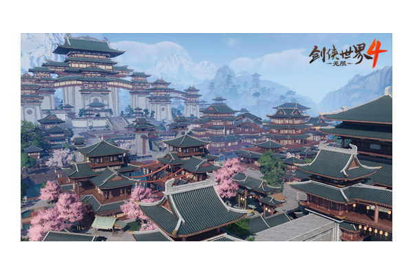国风雅韵！《剑侠世界4：无限》高度还原东方建筑之美