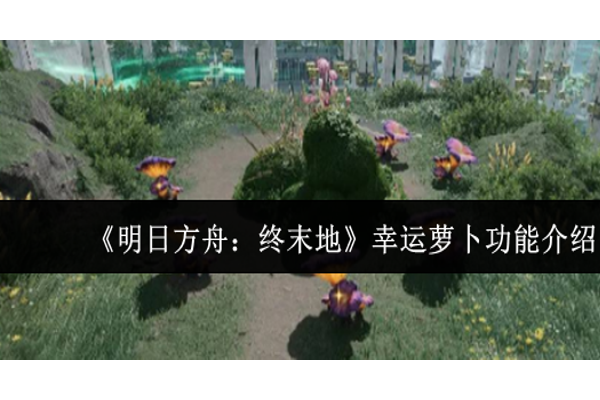 明日方舟终末地幸运萝卜有什么功能