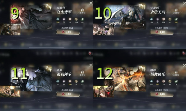 世界之外世界卡数值怎么看 世界之外世界卡数值怎么看