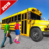 School Bus Driver - School Coach Bus Driving 2019游戏