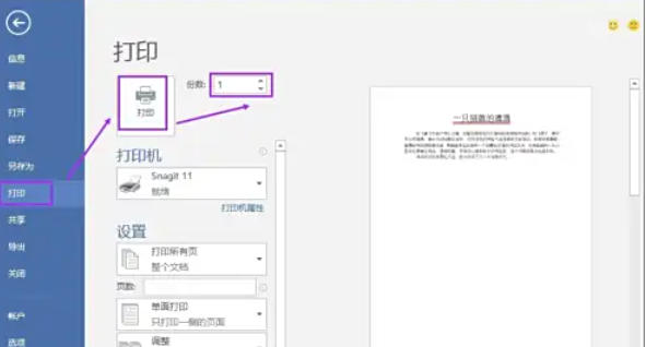 word2013怎么打印文档 word2013怎么打印文档