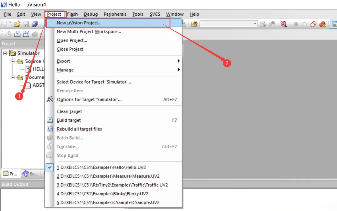 keil c51如何新建工程?keil c51新建工程的方法 keil c51如何新建工程?keil c51新建工程的方法