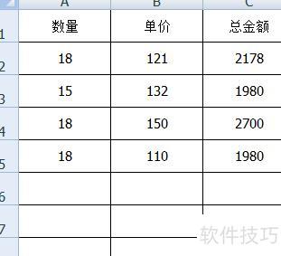 怎么用excel算金额的总价 怎么用excel算金额的总价
