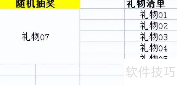 WPS表格制作随机抽奖小工具 WPS表格制作随机抽奖小工具