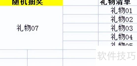 WPS表格制作随机抽奖小工具 WPS表格制作随机抽奖小工具