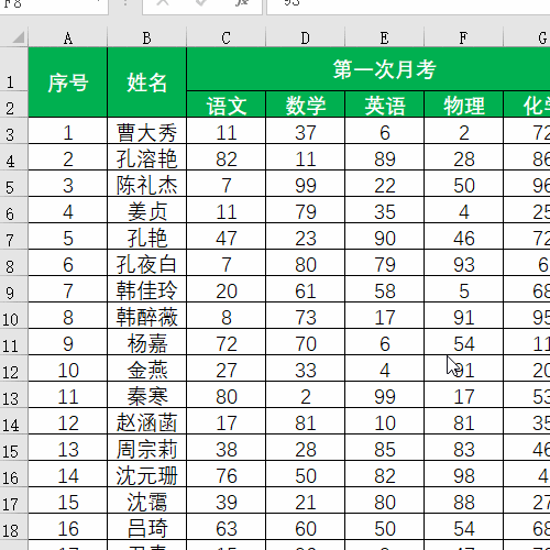 Excel如何使用冻结窗格 Excel如何使用冻结窗格