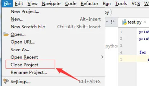 pycharm怎么关闭项目 pycharm怎么关闭项目