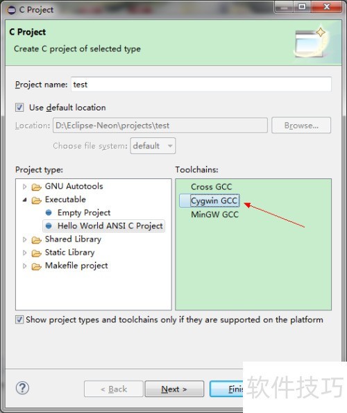 使用Eclipse和Cygwin搭建自己的C语言开发环境 使用Eclipse和Cygwin搭建自己的C语言开发环境