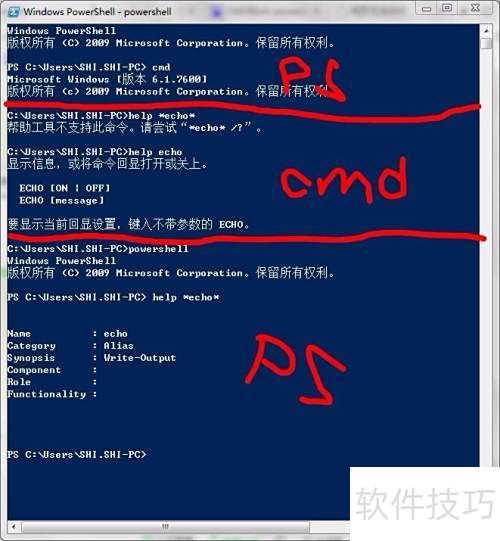 cmd和powershell的协同工作 cmd和powershell的协同工作