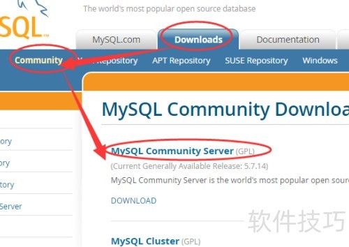 mysql官网如何下载64位安装版 mysql官网如何下载64位安装版