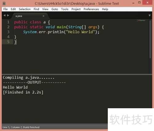 SublimeText中配置java编译运行环境 SublimeText中配置java编译运行环境