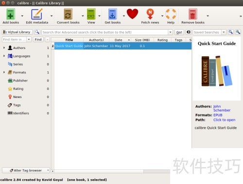 LInux利用Calibre阅读epub电子书 LInux利用Calibre阅读epub电子书
