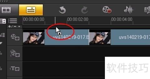 会声会影X6时间轴常用功能详解 会声会影X6时间轴常用功能详解