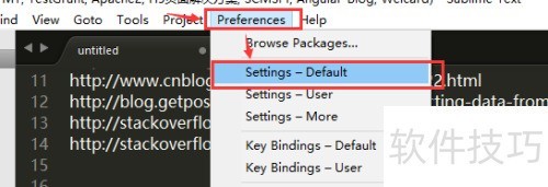 SublimeText文本自动换行设置 SublimeText文本自动换行设置