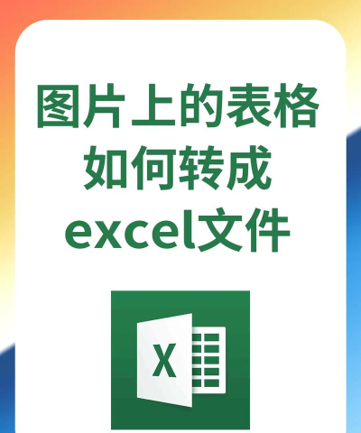 图片转成excel表格用什么软件 图片转成excel表格用什么软件