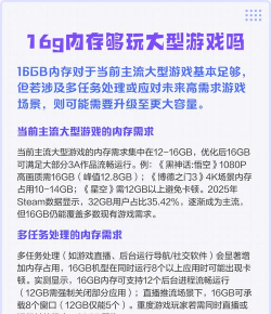 16GB内存能否流畅运行大型游戏? 16GB内存能否流畅运行大型游戏?