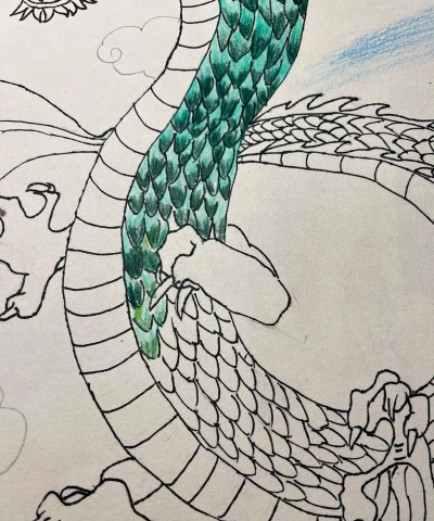 轨迹画龙,创意绘画挑战,考验手眼协调能力 轨迹画龙,创意绘画挑战,考验手眼协调能力