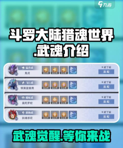 斗罗大陆猎魂世界武魂介绍 斗罗大陆猎魂世界武魂介绍