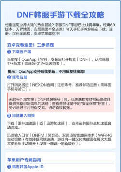 韩国dnf手游怎么玩,下载安装方法,新手入门指南 韩国dnf手游怎么玩,下载安装方法,新手入门指南