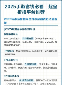 手游折扣从哪里拿,省钱技巧,平台选择 手游折扣从哪里拿,省钱技巧,平台选择
