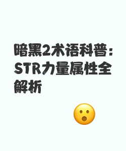 str是什么游戏属性,角色能力核心,战斗表现关键 str是什么游戏属性,角色能力核心,战斗表现关键