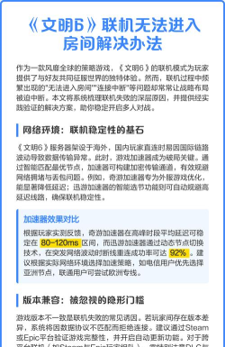 文明6联机进不去游戏怎么办 文明6联机进不去游戏怎么办