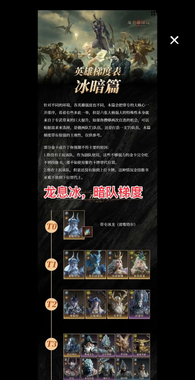 龙息神寂开荒英雄推荐 龙息神寂开荒英雄推荐