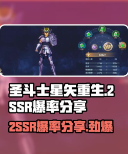 圣斗士星矢重生2SSR爆率 圣斗士星矢重生2SSR爆率