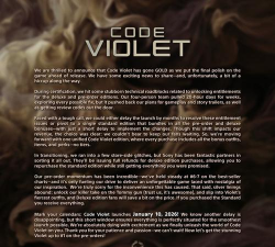 CodeViolet游戏跳票时间公布:最新延期日期及原因详解 CodeViolet游戏跳票时间公布:最新延期日期及原因详解
