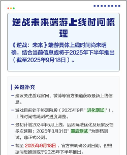 逆战未来端游什么时候出的 逆战未来端游什么时候出的
