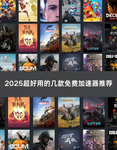 2025热门网游加速器推荐及下载方式汇总 2025热门网游加速器推荐及下载方式汇总