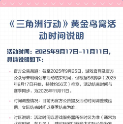 三角洲行动幸运鸟窝什么时候开启 三角洲行动幸运鸟窝什么时候开启