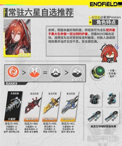 明日方舟终末地六星干员武器推荐 明日方舟终末地六星干员武器推荐