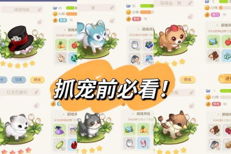 抓宠物的手游 抓宠物的手游