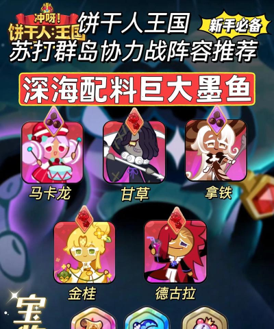 冲呀!饼干人:王国竞技场配队宝物思路 冲呀!饼干人:王国竞技场配队宝物思路