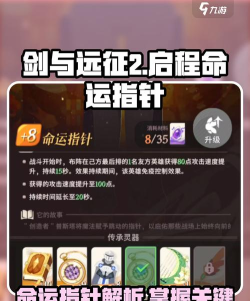 剑与远征2启程命运指针是什么 剑与远征2启程命运指针是什么