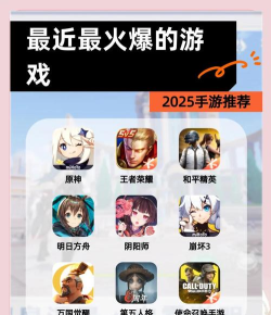 什么游戏最火 什么游戏最火