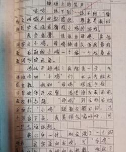 玩什么游戏作文 玩什么游戏作文