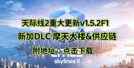 城市天际线2新版本1.42F1更新内容有什么 城市天际线2新版本1.42F1更新内容有什么