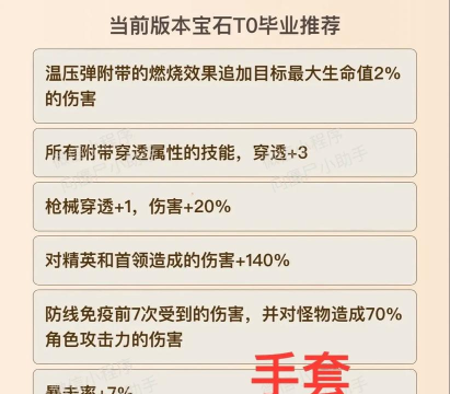 末日远征宝石推荐 T0宝石搭配 末日远征宝石推荐 T0宝石搭配