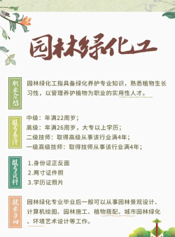 园艺工技能介绍 园艺工技能介绍