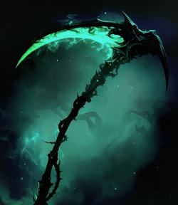 一个死神拿着一把镰刀的游戏叫什么 一个死神拿着一把镰刀的游戏叫什么