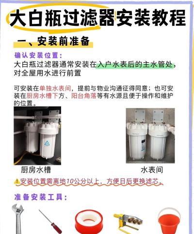 滤水器怎么用,安装步骤,日常维护 滤水器怎么用,安装步骤,日常维护