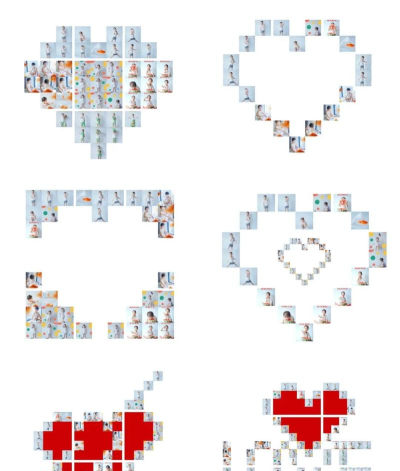 爱心怎么拼图,简单几步,轻松完成 爱心怎么拼图,简单几步,轻松完成