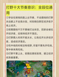 怎么玩好打野,掌握核心节奏,提升游戏胜率 怎么玩好打野,掌握核心节奏,提升游戏胜率
