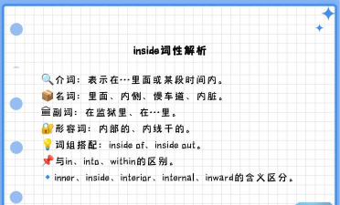inside怎么读,发音技巧,常见误区 inside怎么读,发音技巧,常见误区