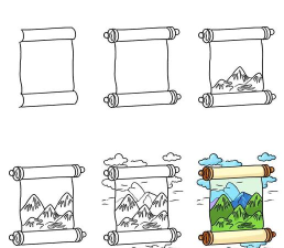 画轴怎么画,掌握基本步骤,轻松上手创作 画轴怎么画,掌握基本步骤,轻松上手创作